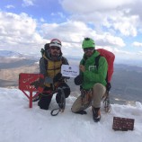 صعود زمستانه دو همنورد گیلانی به دیواره بیستون