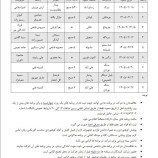 تقویم شش ماهه اول سال ۱۴۰۵